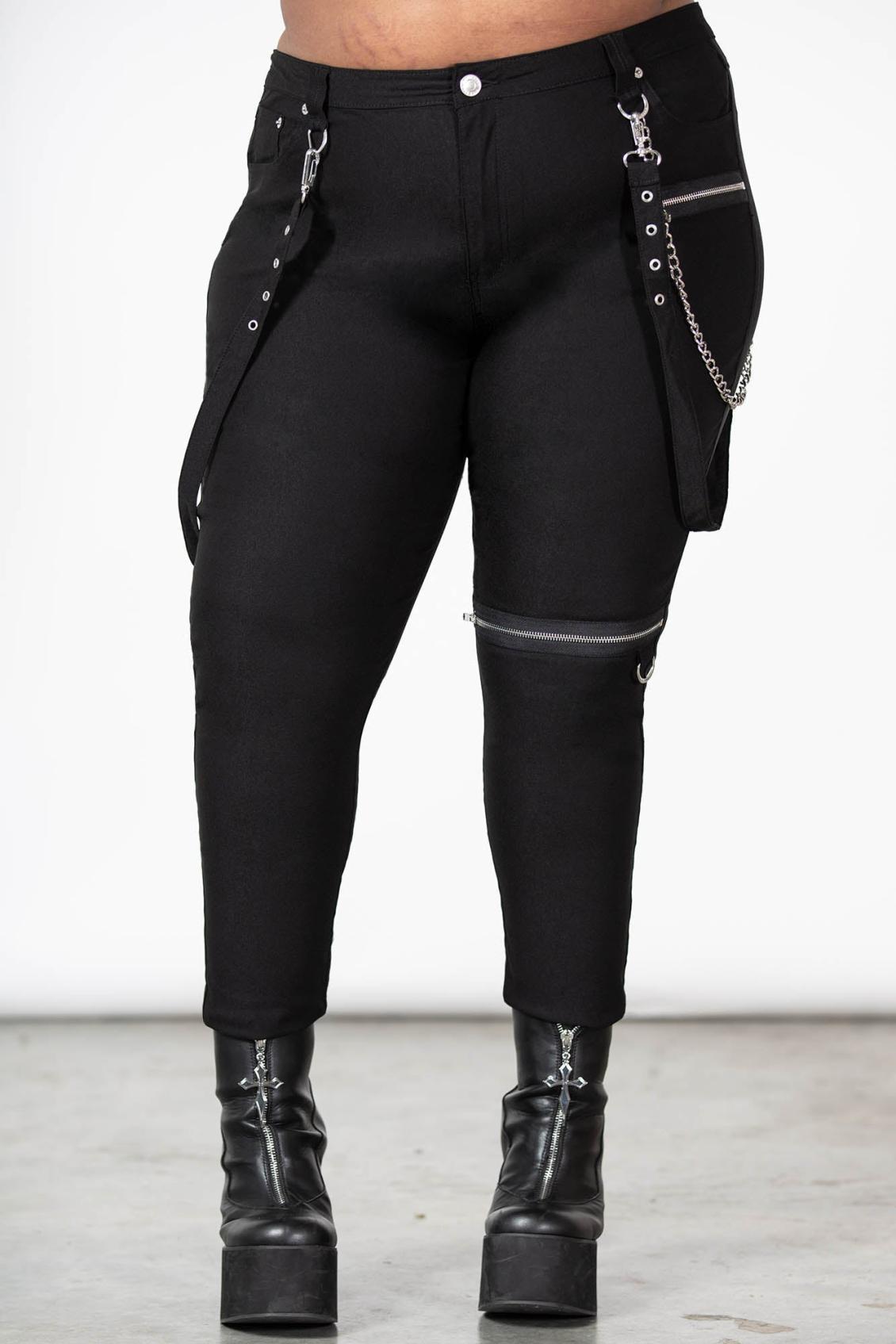 Women Trousers &amp; Jeans | Killstar The Rave Skinny Trousers