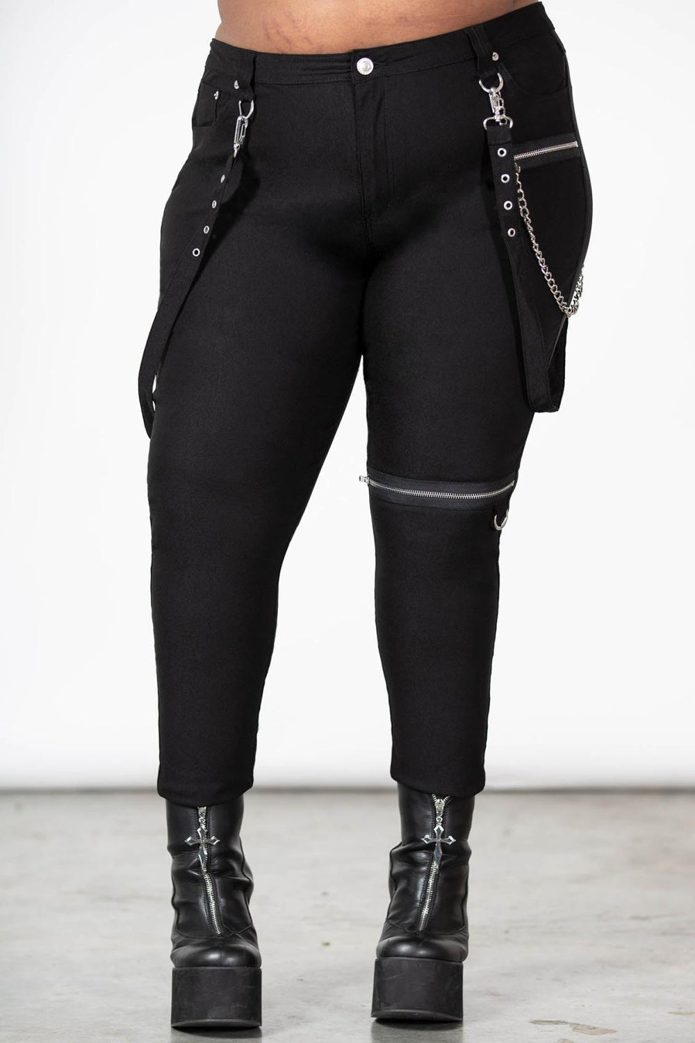 Women Trousers &amp; Jeans | Killstar The Rave Skinny Trousers
