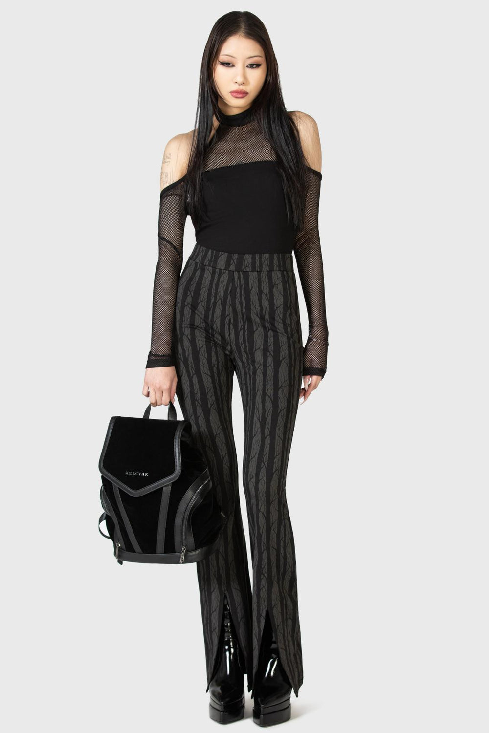 Women Trousers &amp; Jeans | Killstar Tricks On You Bootcut Trousers