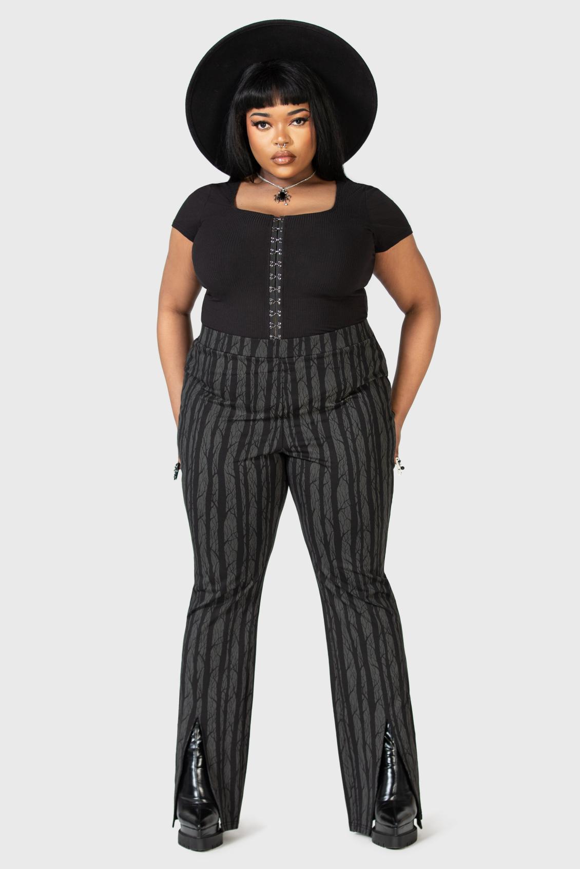 Women Trousers &amp; Jeans | Killstar Tricks On You Bootcut Trousers