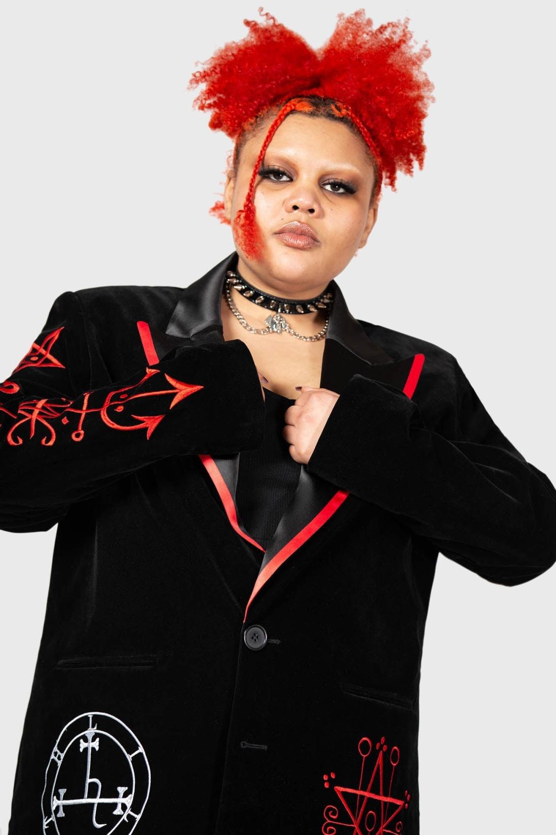Women Velvet | Killstar Beelzebub Jacket