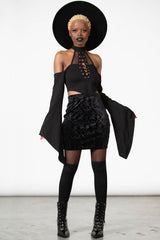 Women Velvet | Killstar Doom Duchess Skirt [B]