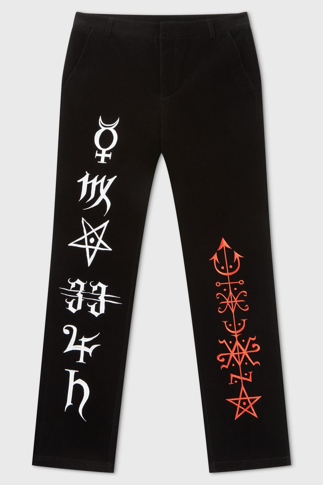 Women Velvet | Killstar Enthroned Suit Trousers