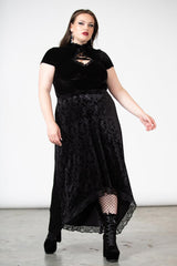 Women Velvet | Killstar Grailed Maxi Skirt [B]