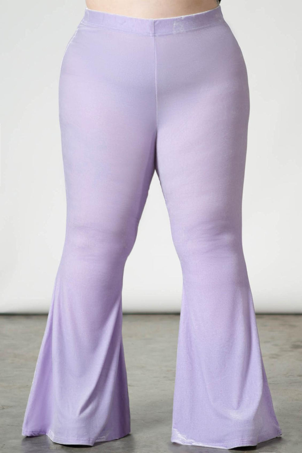 Women Velvet | Killstar Moondance Bell Bottoms [PASTEL LILAC]