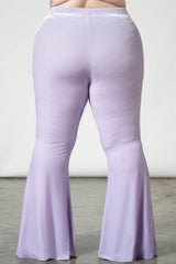 Women Velvet | Killstar Moondance Bell Bottoms [PASTEL LILAC]